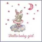 Hello baby girl, un doux ballet &eacute;toil&eacute;